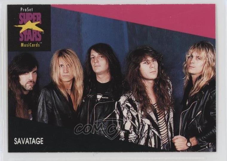 1991-92 Pro Set Super Stars MusiCards Savatage #232 1b9b