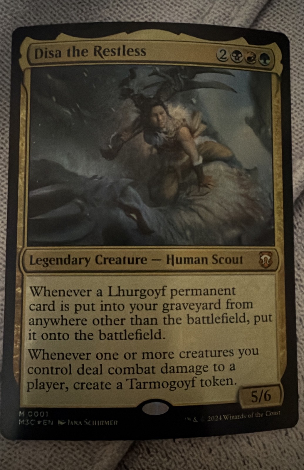 Disa the Restless Commander: Modern Horizons 3 Foil Mtg M/Nm Mythic