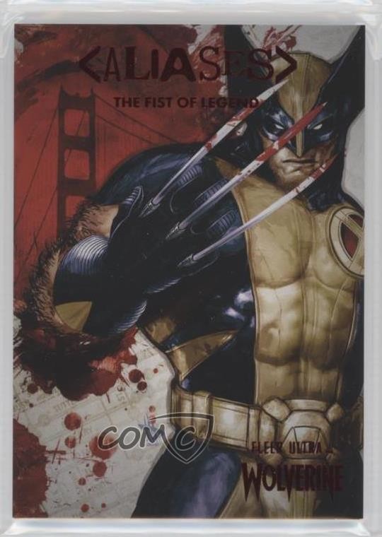 2023 Fleer Ultra Wolverine Aliases Red Foil 45/74 The Fist of Legend #A-15 5x5