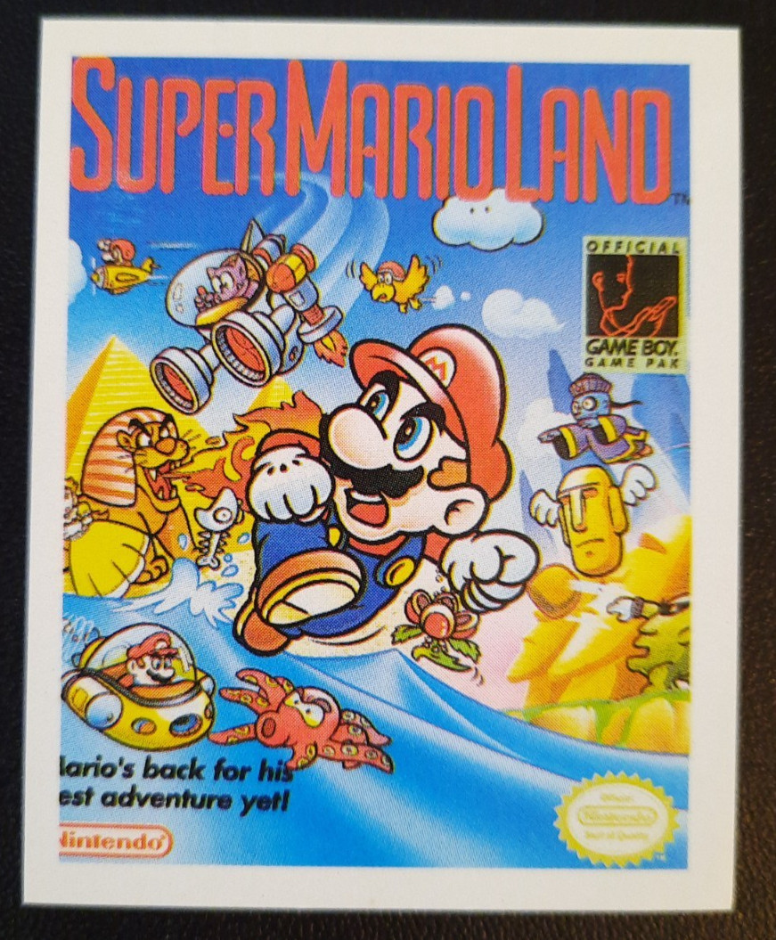 PACK FRESH 1992 Merlin Nintendo Stickers SUPER MARIO LAND #6 Game Boy