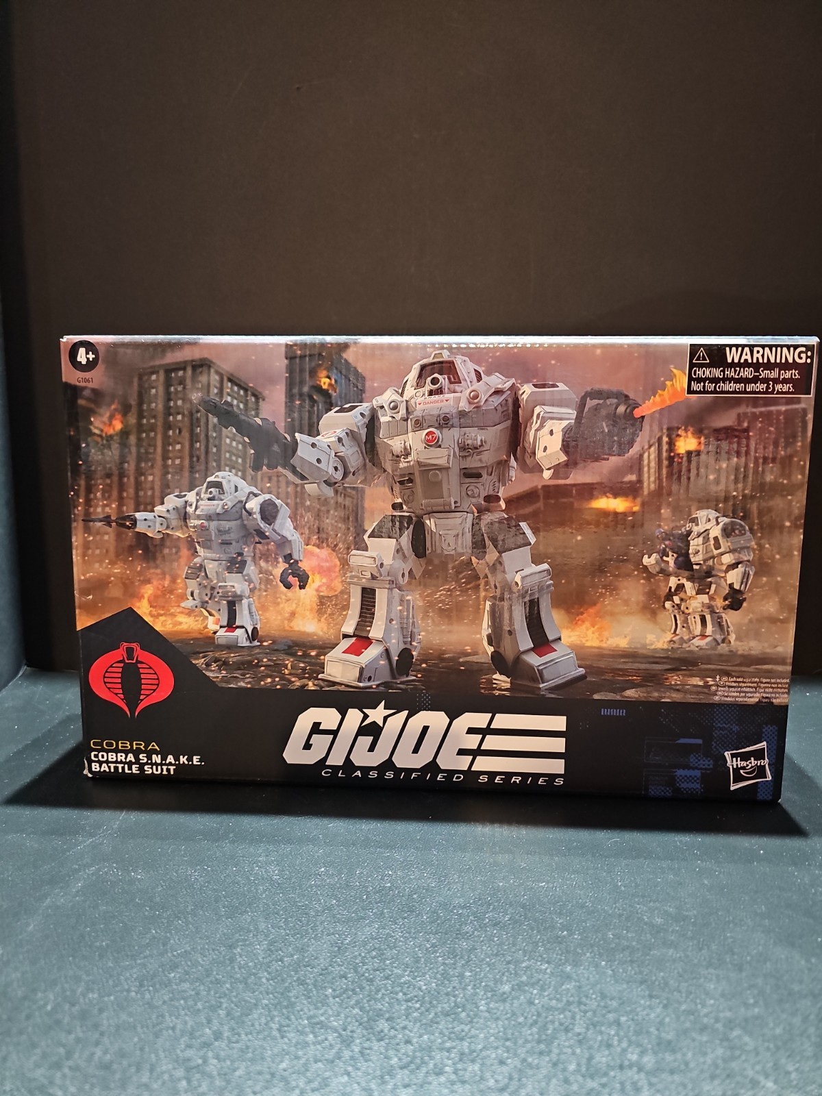 G.I. TUTA DA BATTAGLIA JOE CLASSIFIED SERIES #162 COBRA S.N.A.K.E HASBRO NUOVA SIGILLATA