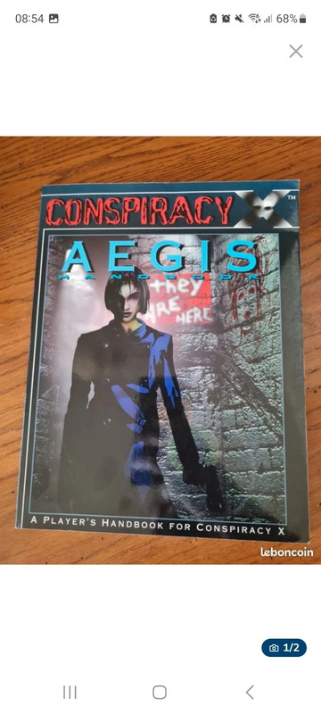 Aegis pour jeu de rôle Conspiracy x