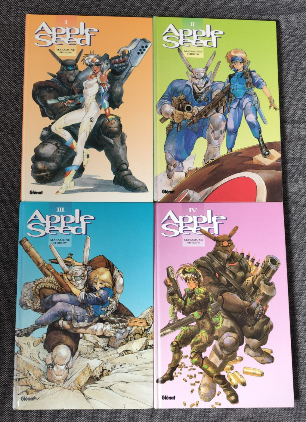Appleseed tome 1 à 4 Glénat Masamune Shirow bande dessinée manga Apple Seed