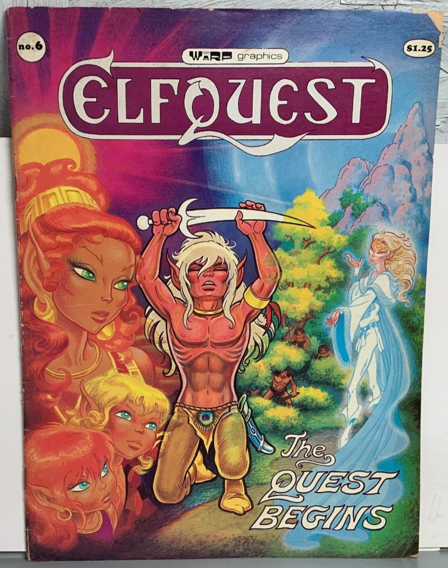 ELFQUEST #6 1° stampa Wendy & Richar Pini gennaio 1980 WaRP grafica