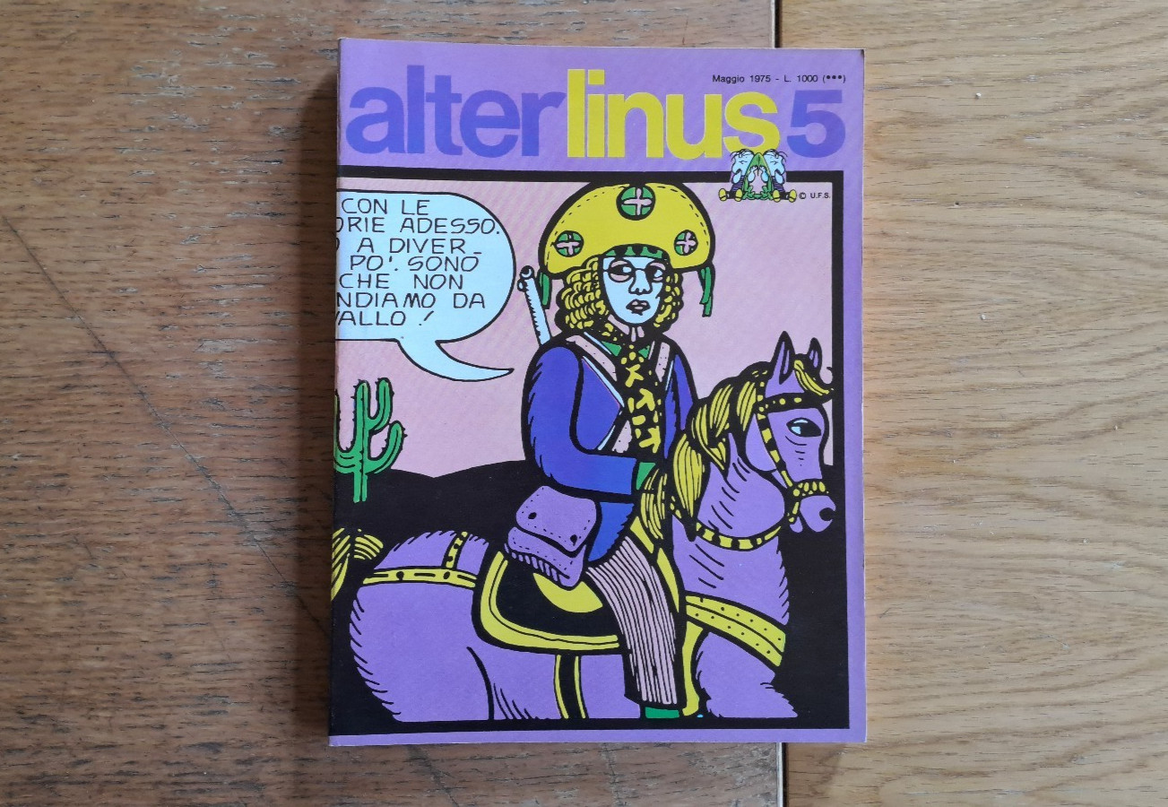 "AlterLinus" n.5, maggio 1975,  Milano Libri Edizioni, con Valentina ecc.