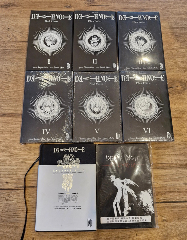Lot Manga Death Note Black Édition Intégrale + Bonus