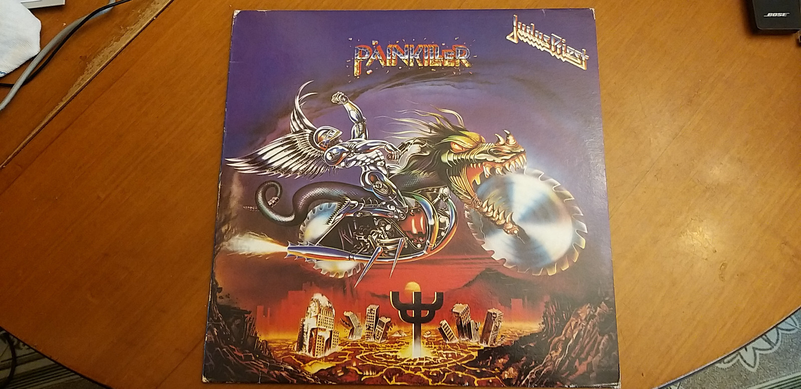 JUDAS PRIEST LP PAINKILLER 1990 SOUTH KOREA PRIMA ED.
