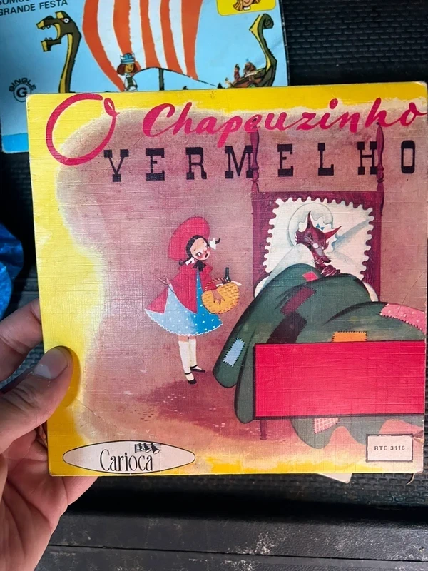 Vinil O Chapeuzinho Vermelho – Carioca RTE 3116 – Infantil Vintage