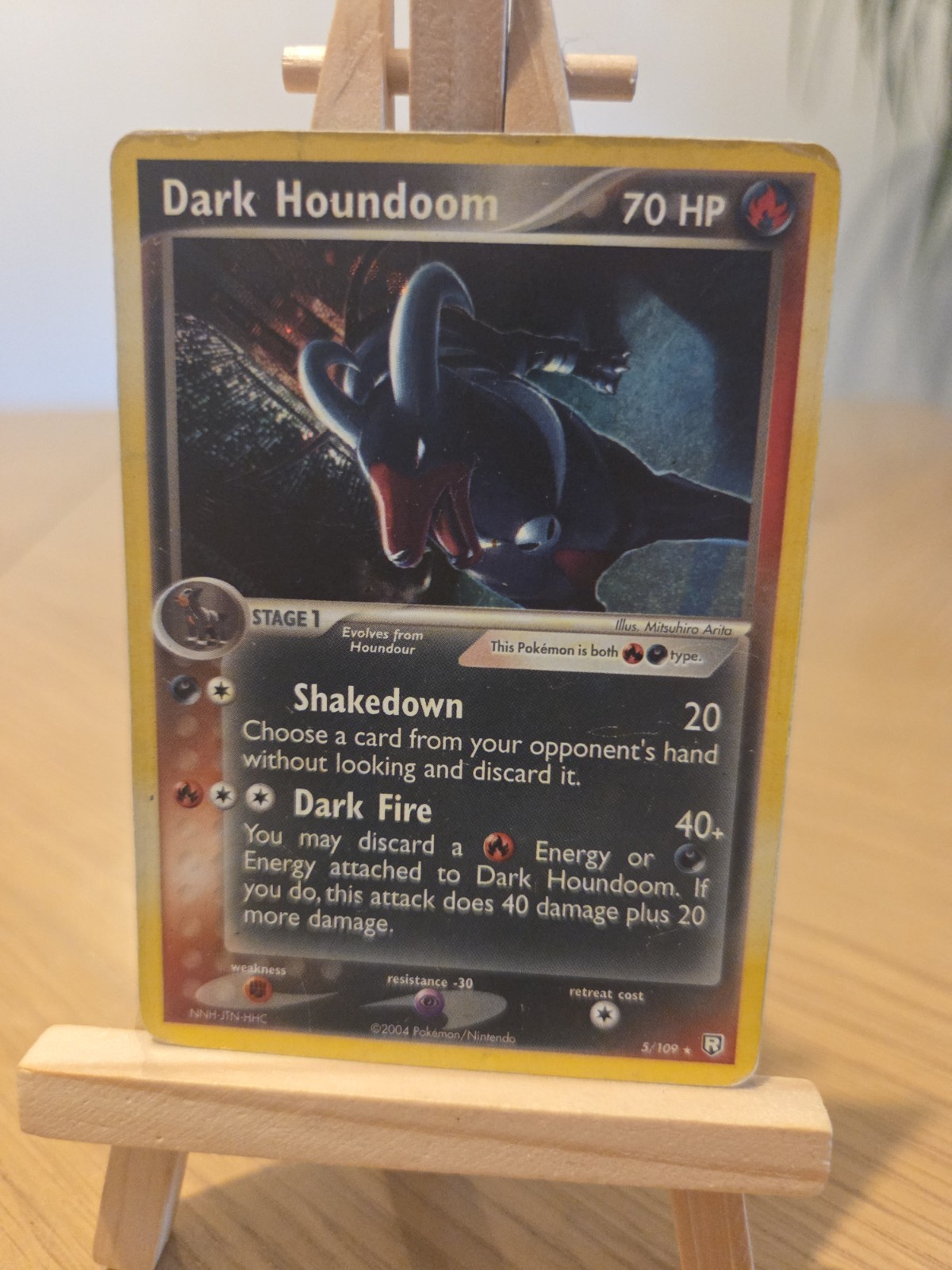 Team Rocket Returns - Dark Houndoom - Shiny Holo - 2004 - 5/109 