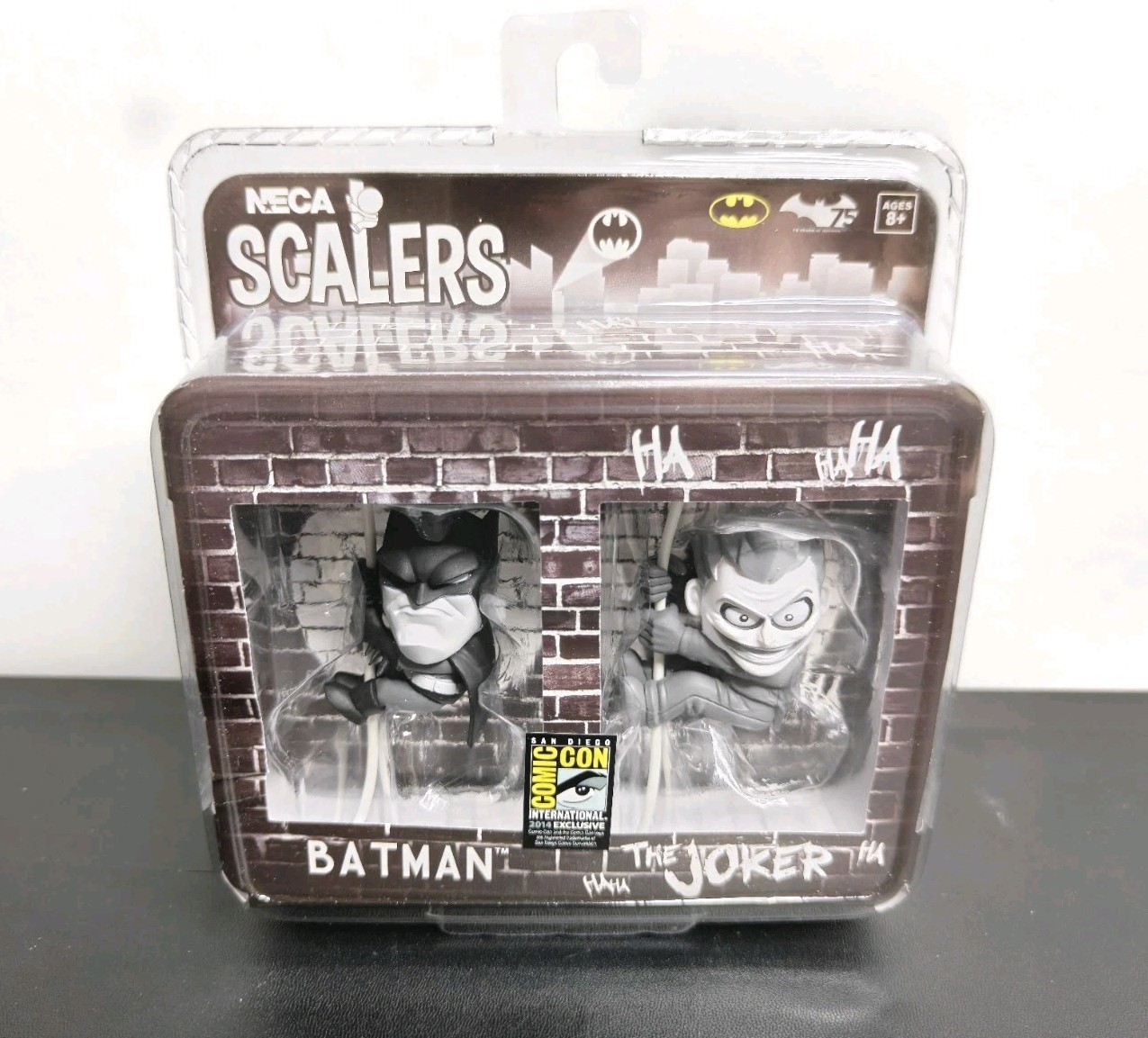 NECA Scalers Batman & The Joker San Diego Comic Con Exclusive 2014 Figures NEW