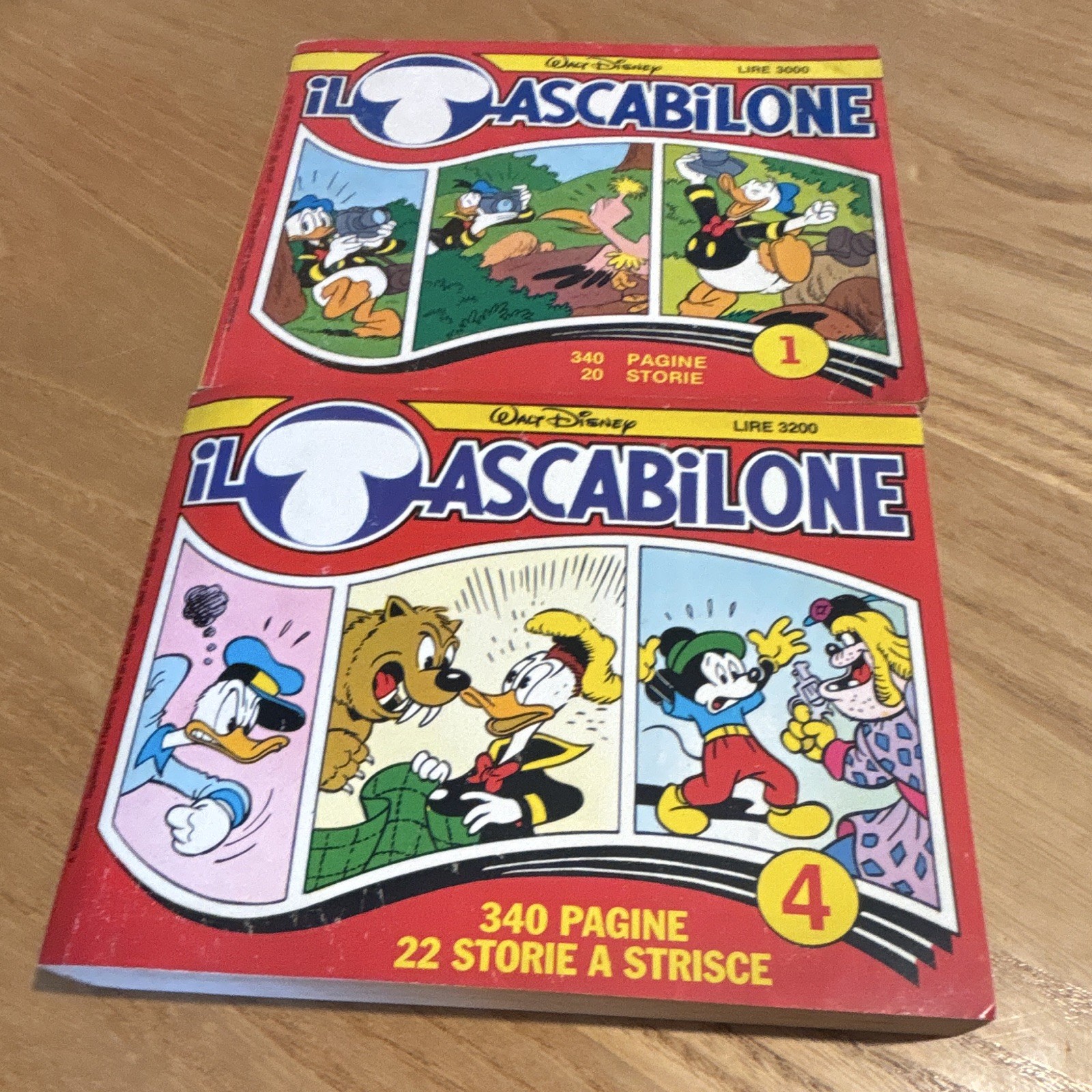 Walt Disney Il Tascabilone lotto fumetti n.1 e n.4 