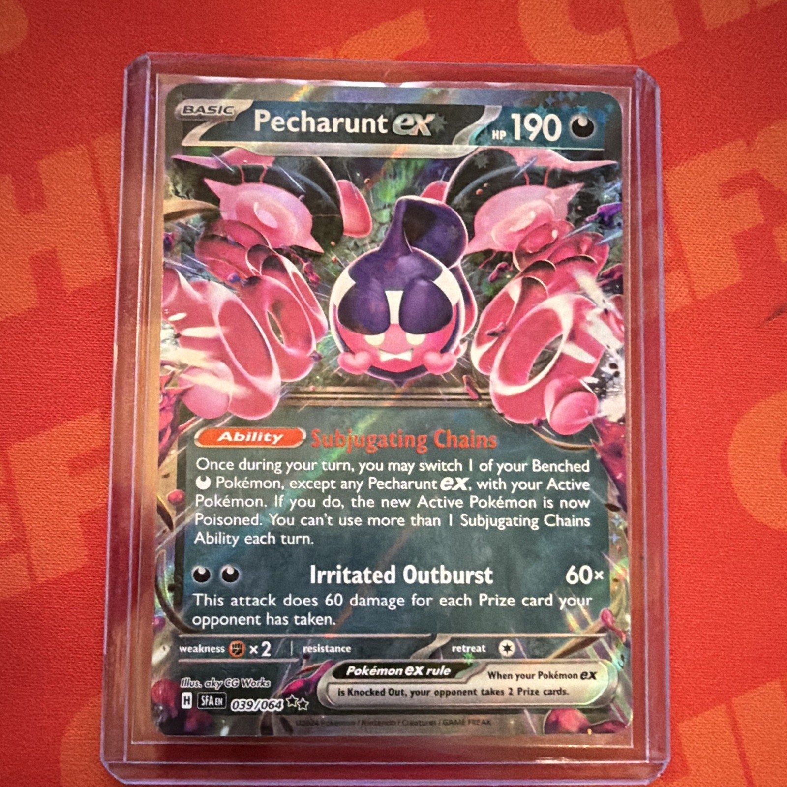 Pokemon Pecharunt ex 039/064 Sv: Favola Avvolta Doppia Rara IT - QUASI NUOVO E SPEDIZIONE VELOCE