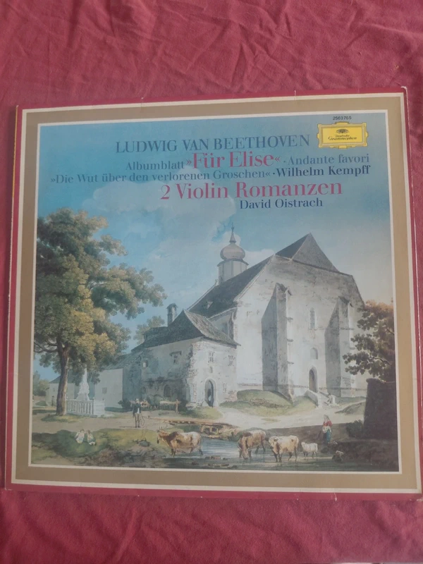 Ludwig van Beethoven – Für Elise – Wilhelm Kempff – David Oistrach – Deutsche Grammophon LP 2563 765