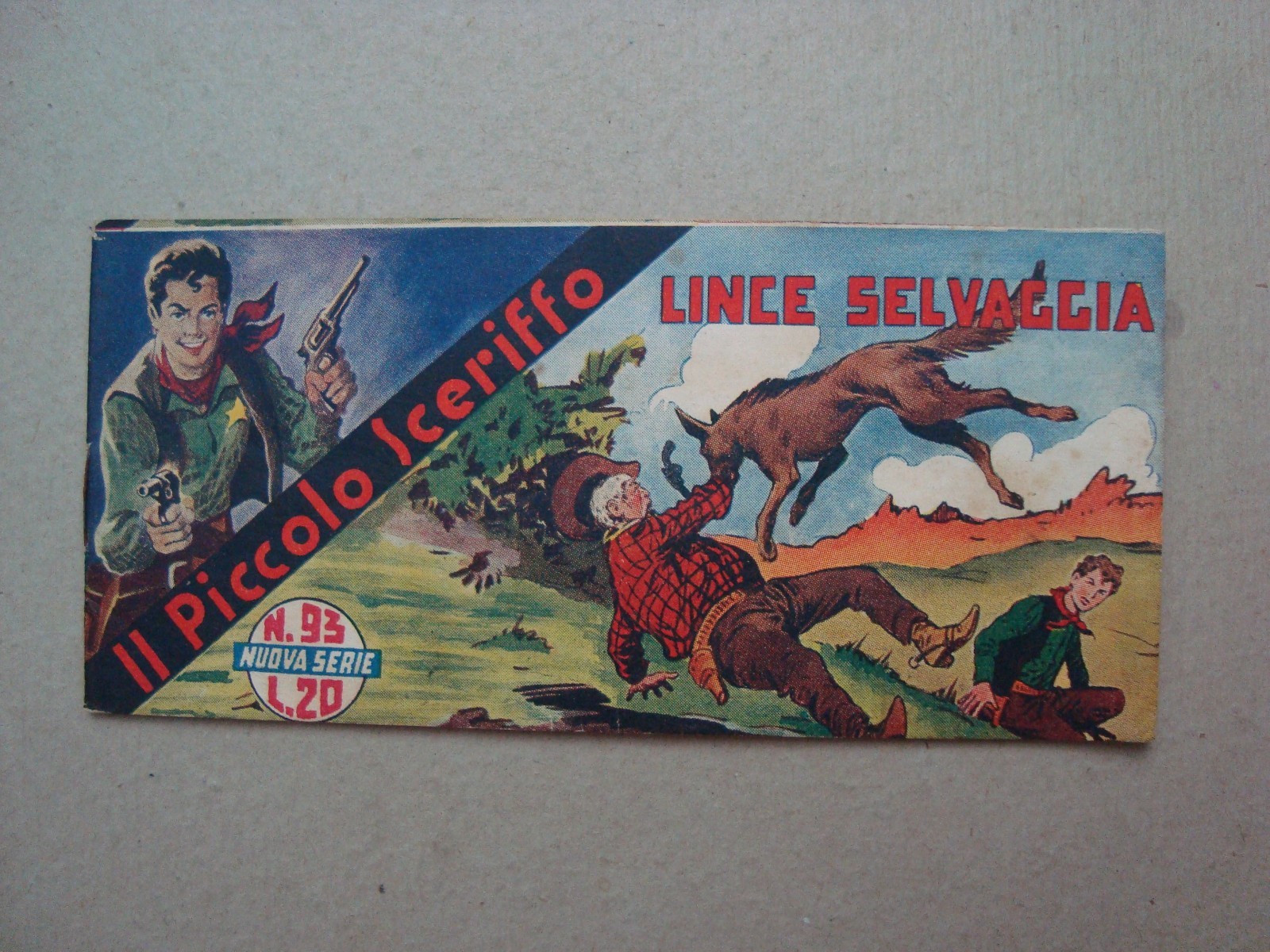 piccolo sceriffo 2° serie n° 93 ed.torelli 1953