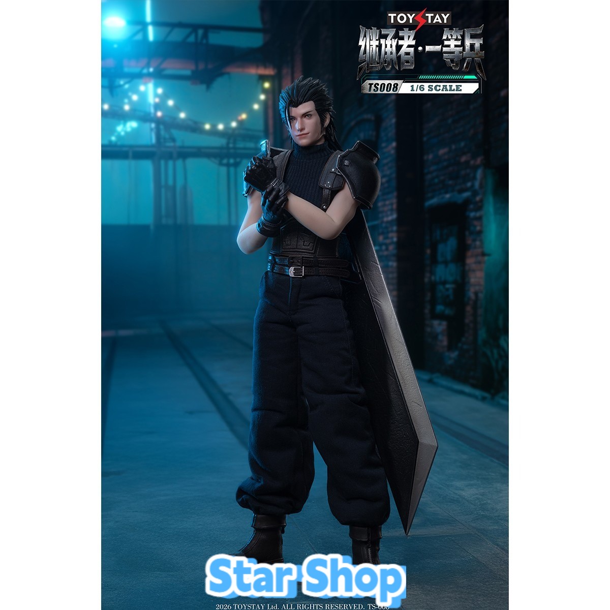 TOYSTAY TS008 1/6 gioco finale FF7 Zack action figure maschile giocattolo nuovo in magazzino