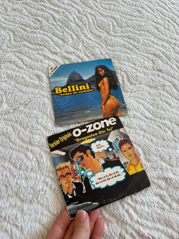 Lot 2 CD 2 titres hits dance 90s/ 2000s : O-zone Bellini