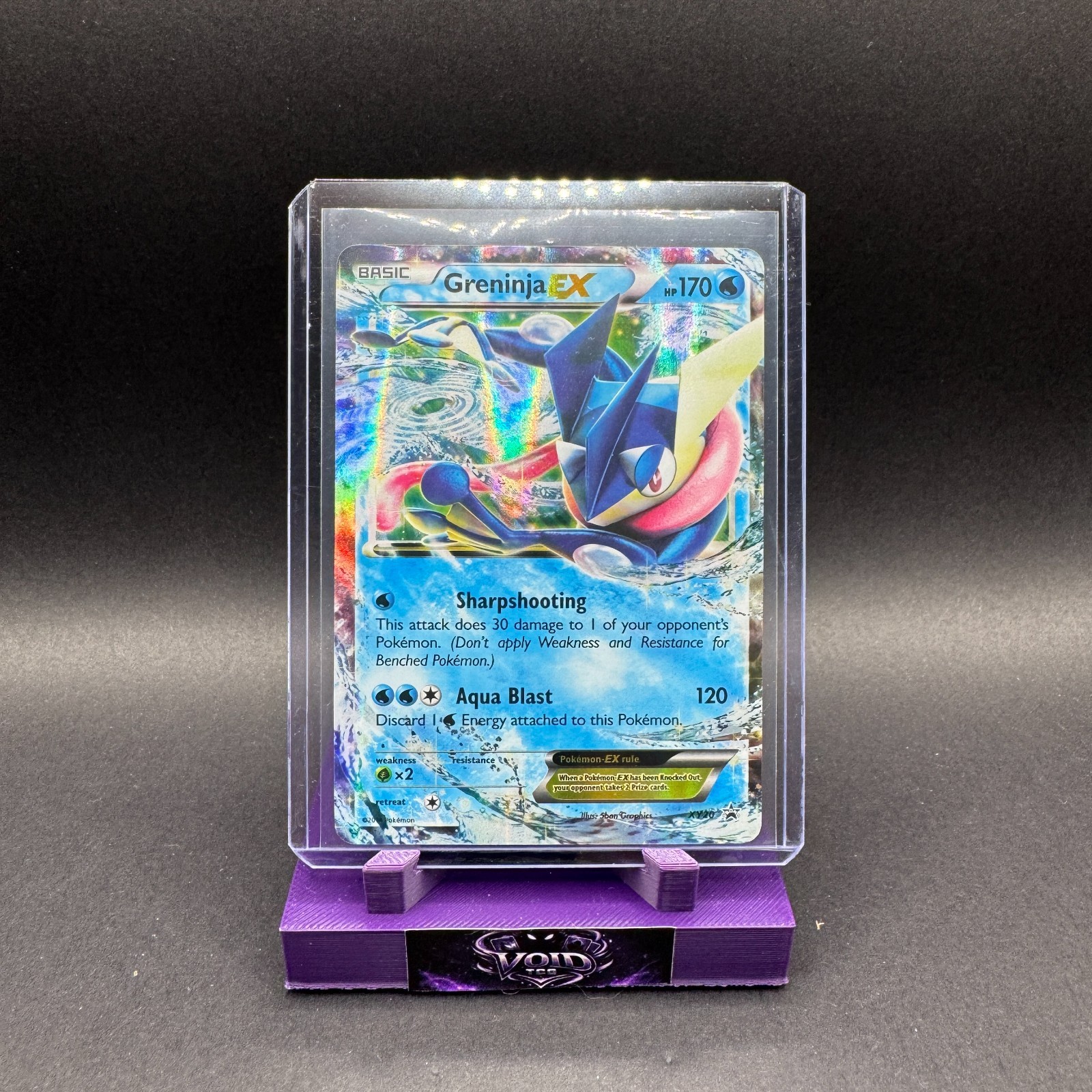 Greninja EX Pokemon XY Promos XY20 Black Star Holo Mid Era LP