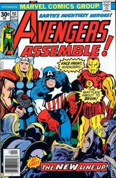Avengers #151 VG 1976 Immagine Stock