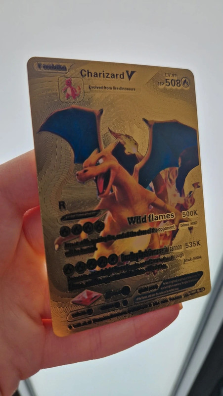 Carta Pokemon oro