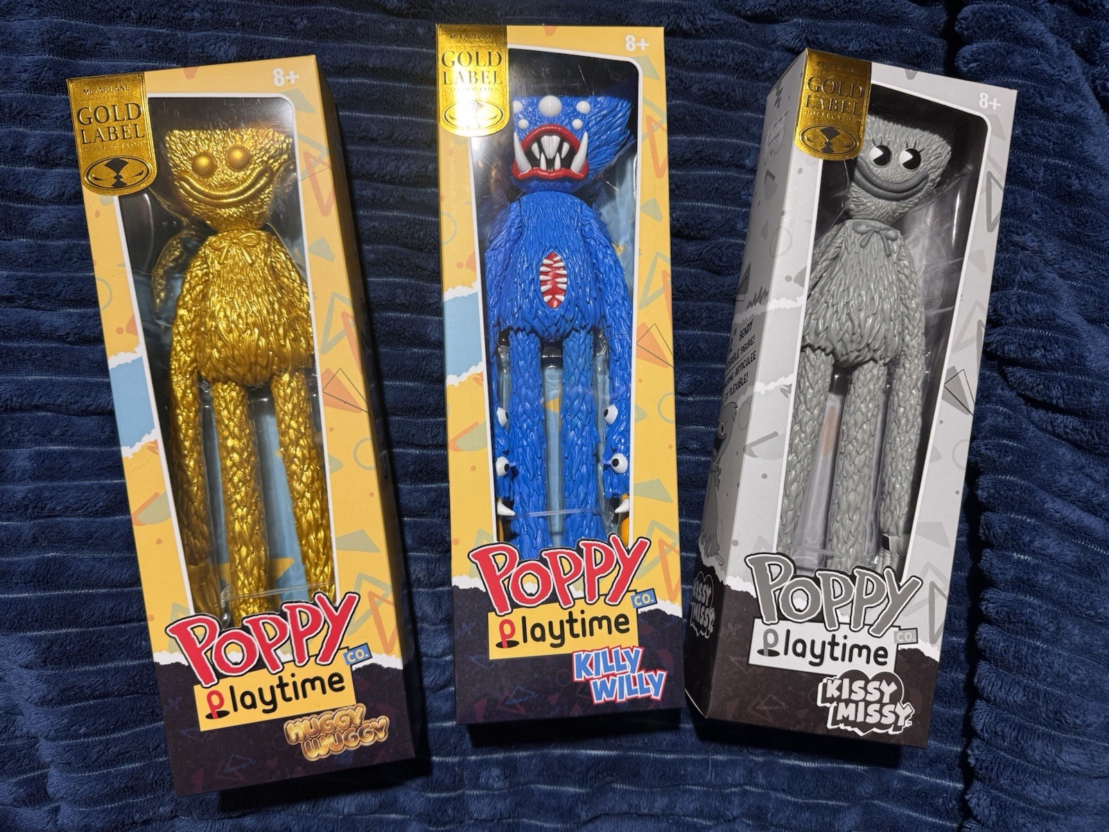 McFarlane Gold Label Poppy Playtime 12" Complete Set Of 3