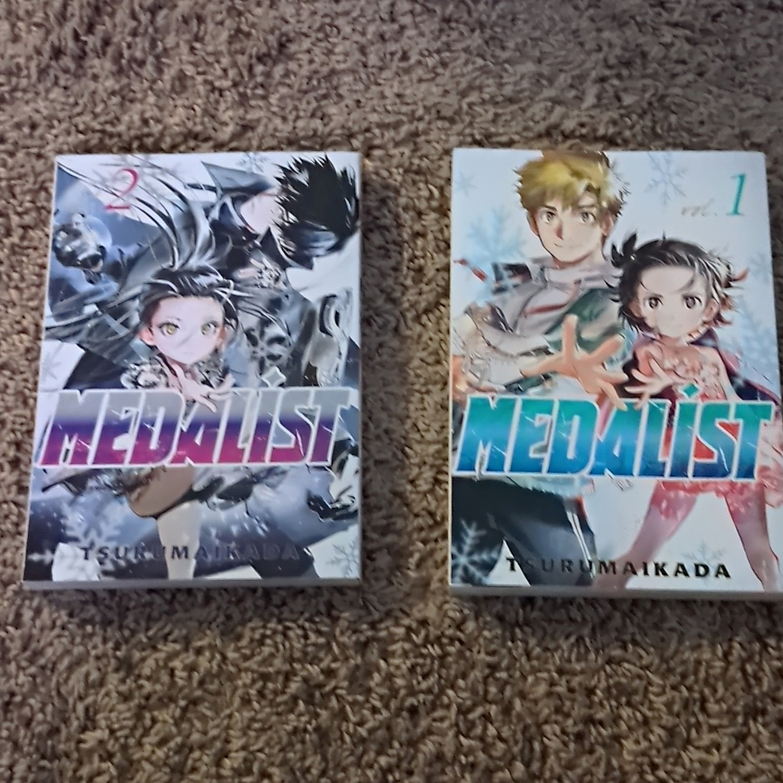 Lotto 2 libri manga medaglie vol. Copertina morbida 1-2 di Tsurumaikada