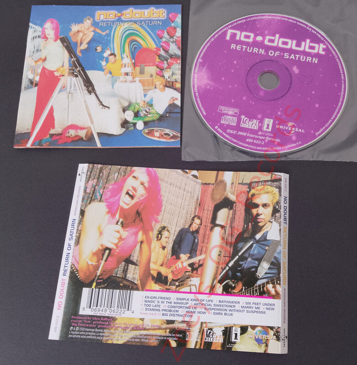 (Import CD) No Doubt - The Return Of Saturn 2000 - Gwen Stefani - Rare Edition