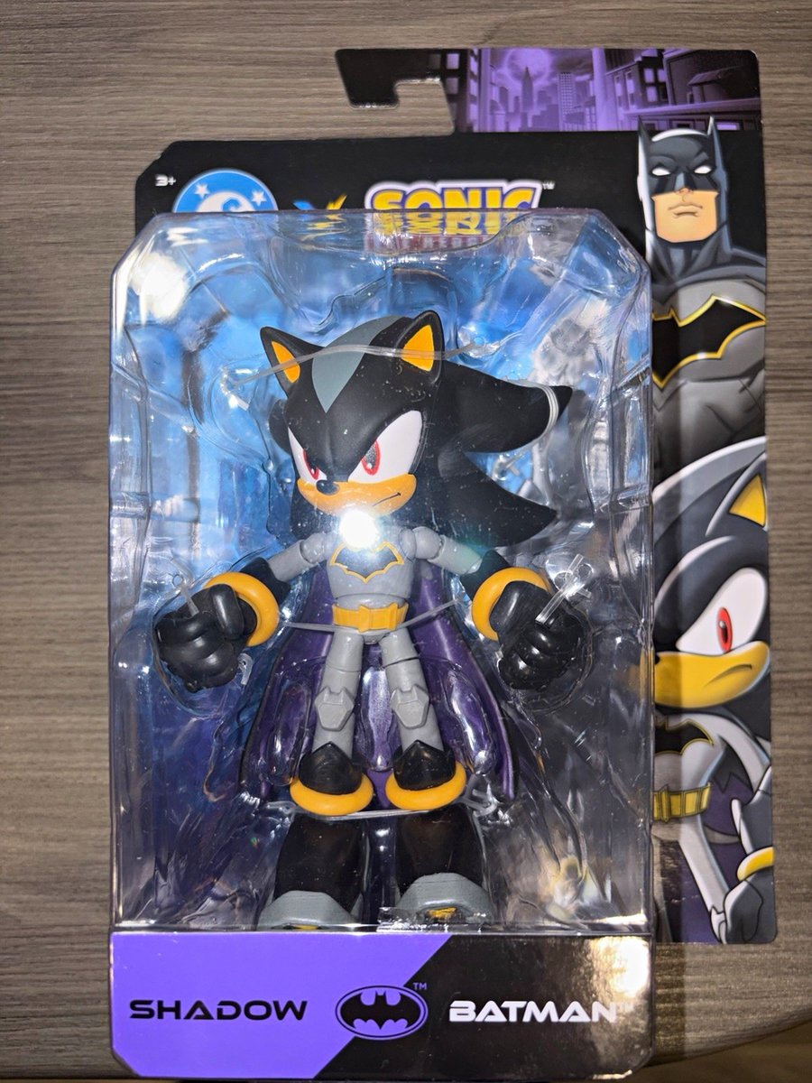 JAKKS Pacific Sonic the Hedgehog x DC Shadow Batman Modellino, 22 POA