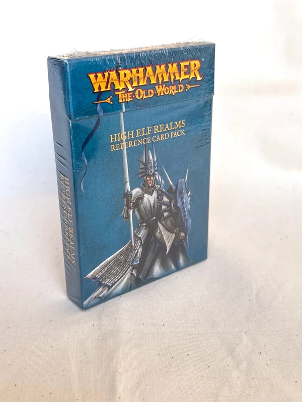 Cartes de référence armées Haut-elfes Warhammer TOW