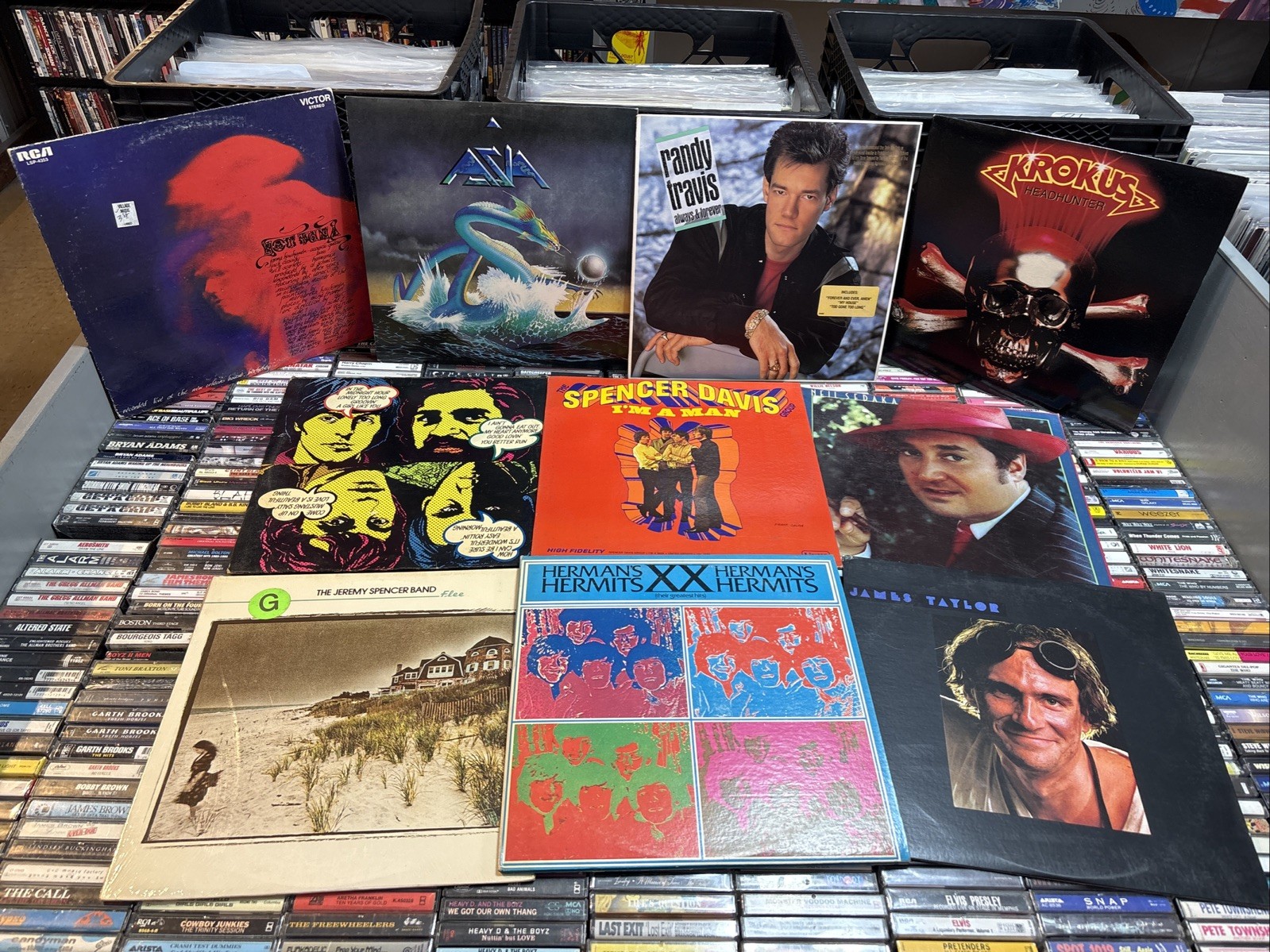 Rock / Pop 10x VINYL LP RECORD ALBUM LOT VG/VG+