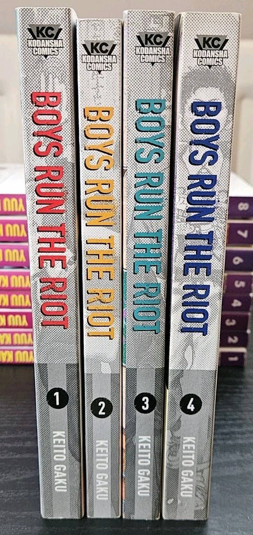 Manga Boys Run The Riot Bundle Vol 1-4 English Volumes (2)