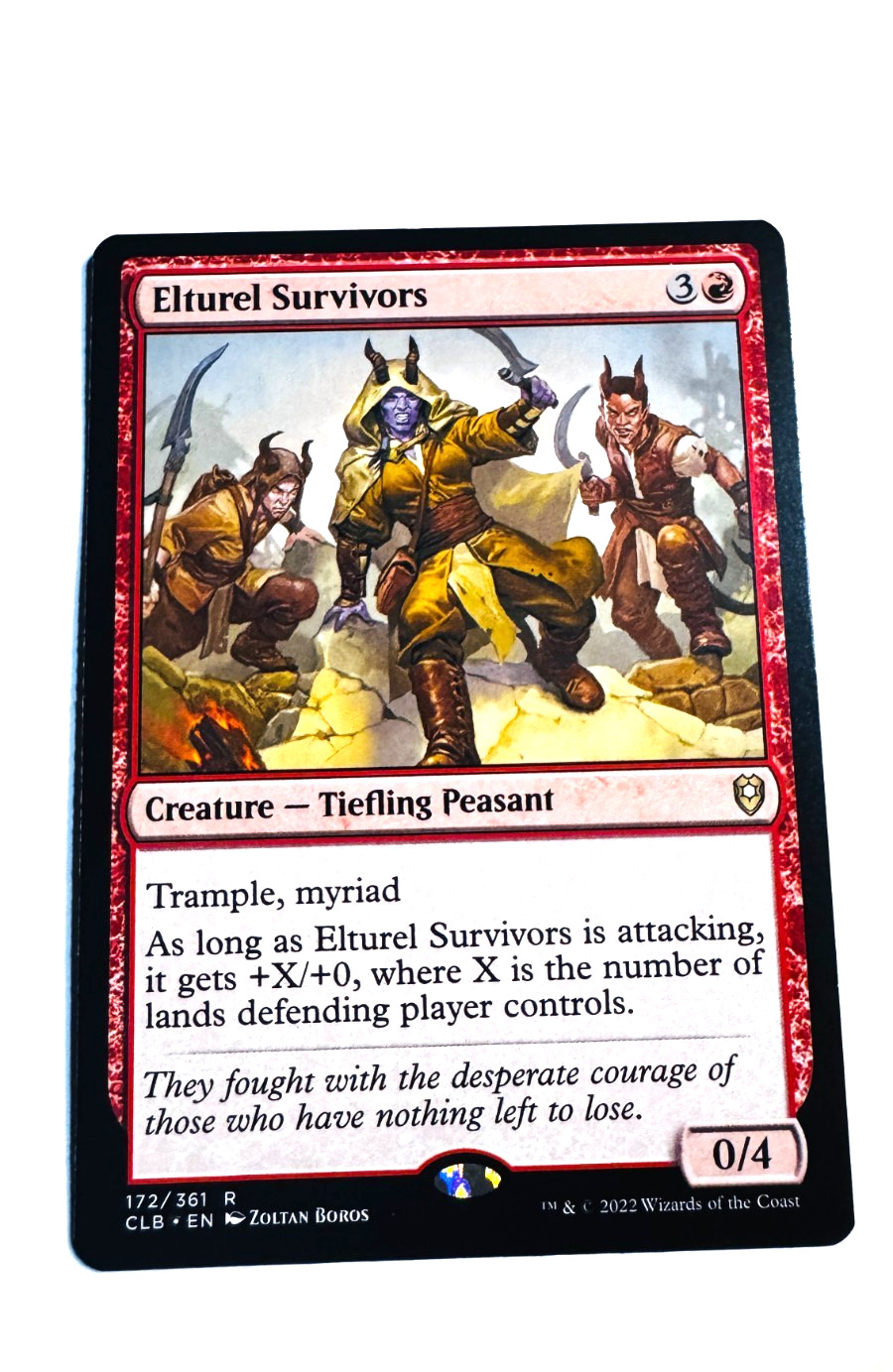 Elturel Survivors - CLB - 172 Commander Legends: Battle Magic the Gathering quasi nuovo