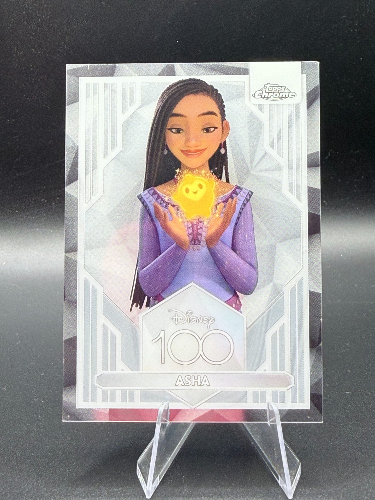 2023 Topps Chrome Disney 100 - Scheda ASHA 100