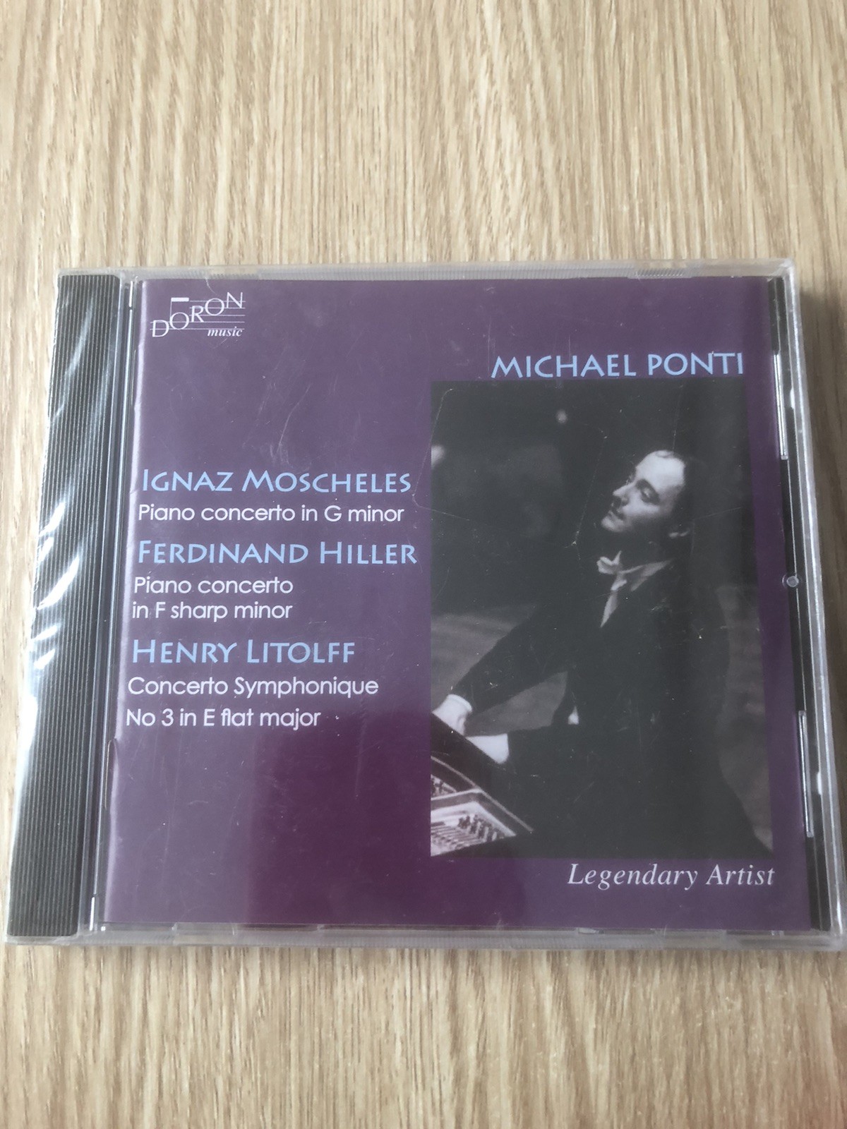 CD MICHAEL PONTI IGNAZ MOSCHELES PIANO CONCERTO HILLER LITOLFF NEUF BLISTER