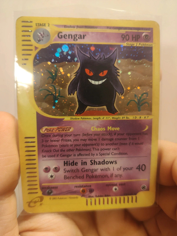 Gengar Expedition Holo 13/165 tgc card Pokémon carta pokemon vintage 🌈 Raro! no charizard holo psa