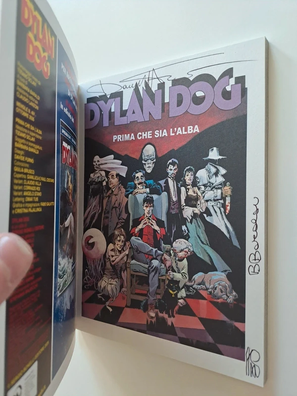 Dylan Dog n. 481 regular Cestaro con autografi Baraldi - Furnò - Stano