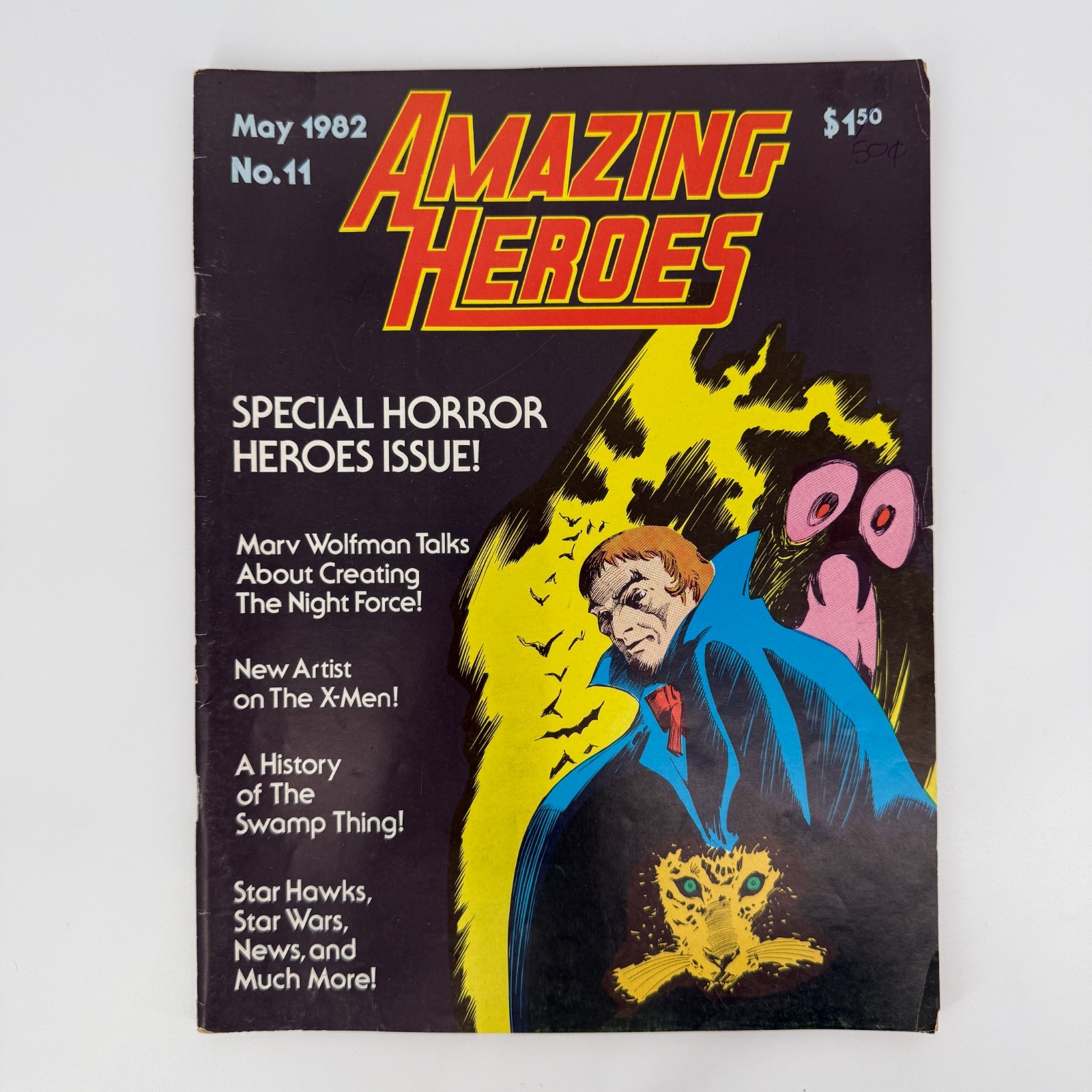 Amazing Heroes #11 maggio 1982 numero speciale horror fantasia rivista fumetti