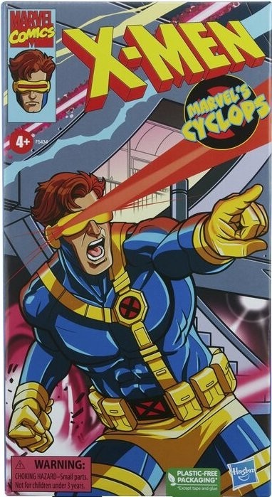 Hasbro Marvel Legends 2022 6" X-Men serie animata Ciclope VHS scatola nuova con scatola