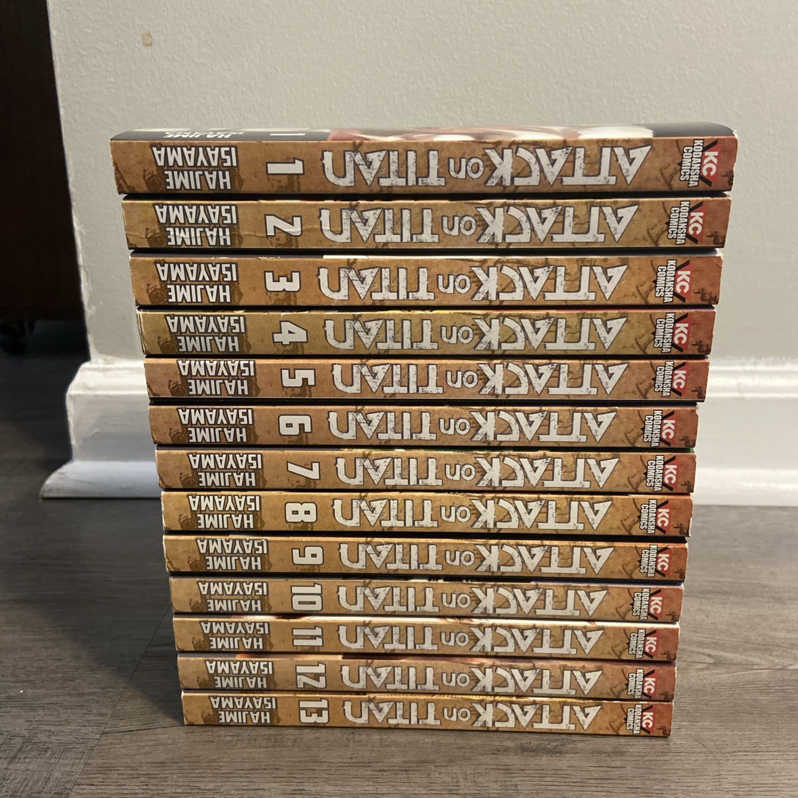 Attack on Titan Manga lotto fumetti volumi 1-13 di Hajime Isayama