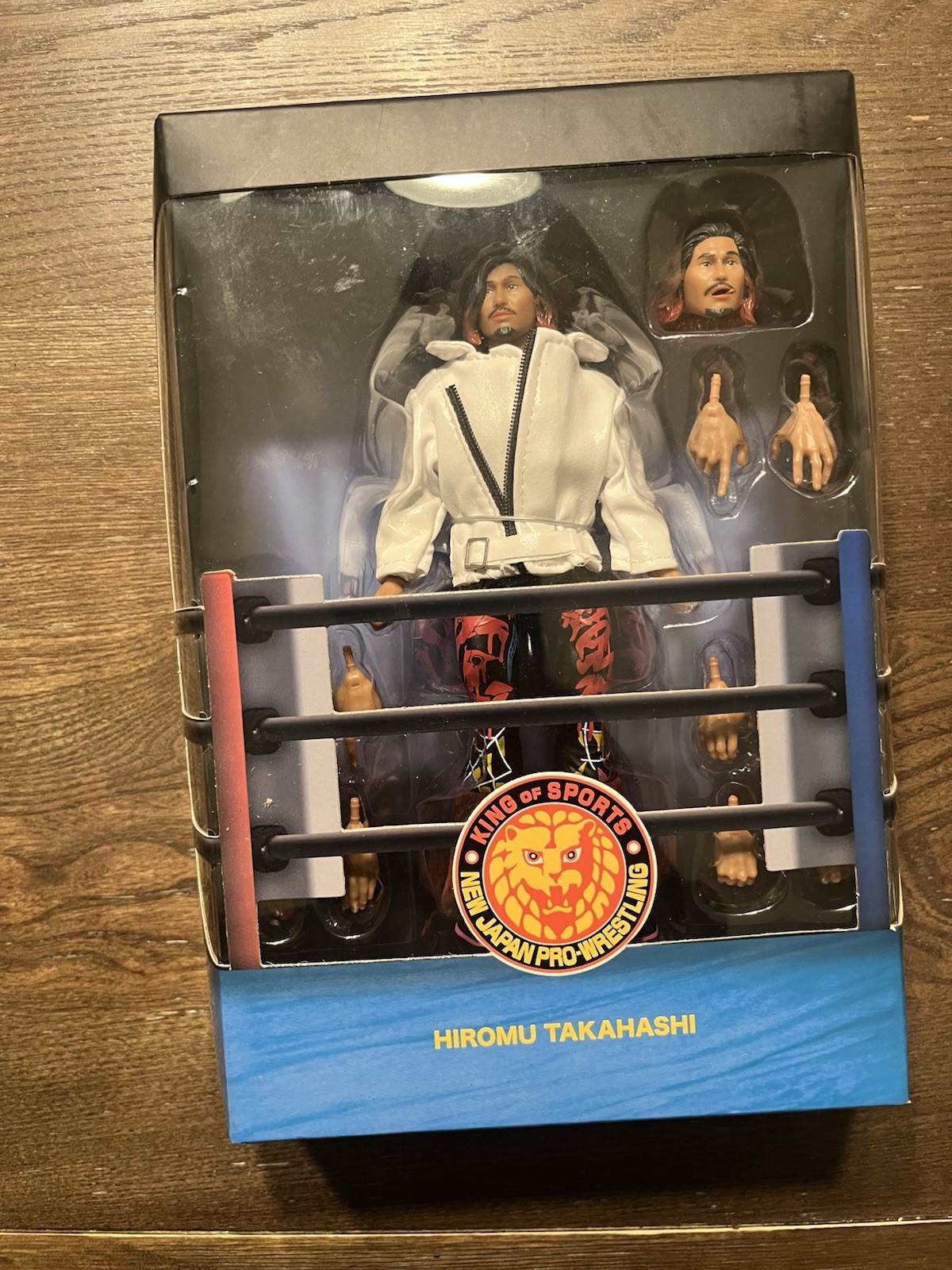 Modellino Super7 NJPW Hiromu Takahashi Ultimate nuovo con scatola