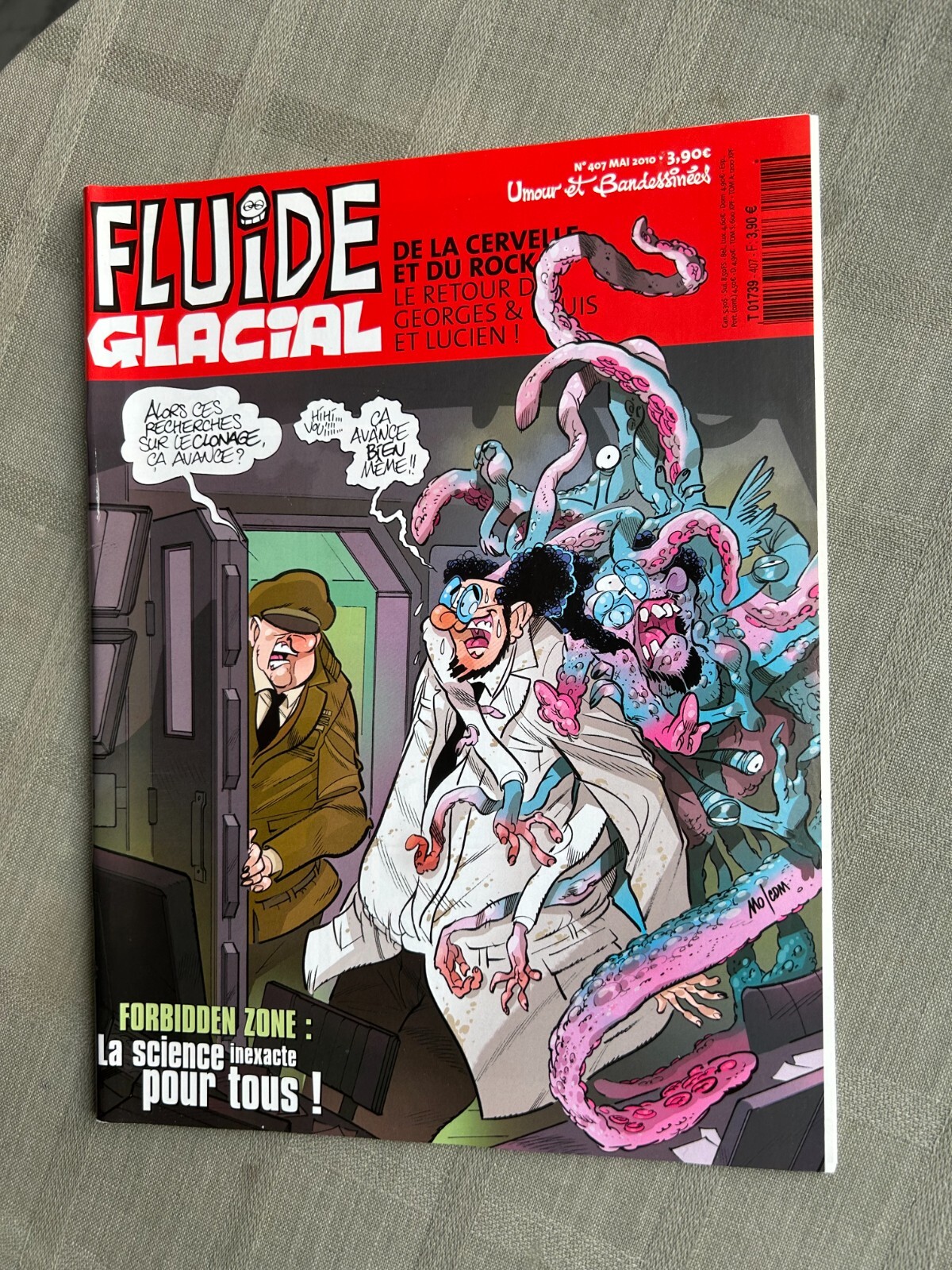 FLUIDE GLACIAL N°407 MAI 2010 EN TRÈS BON ÉTAT