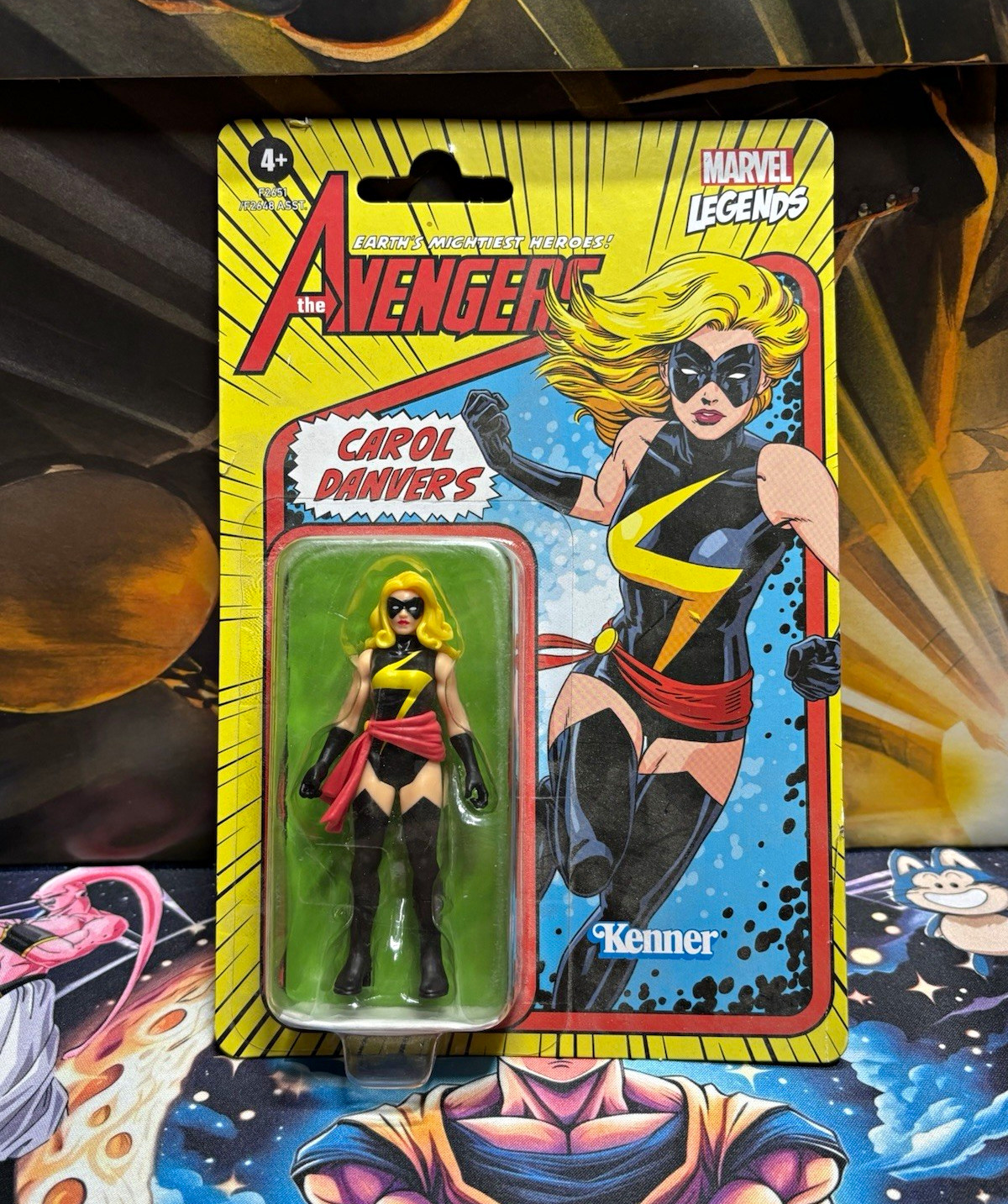 Hasbro Marvel Legends Retro Collection Carol Danvers/Warbird 3,75 pollici nuovo JC