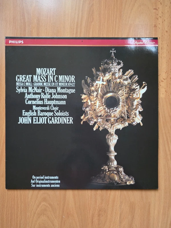 Mozart: Great Mass in C Minor, John Eliot Gardiner, Philips Digital Classics Vinyl LP