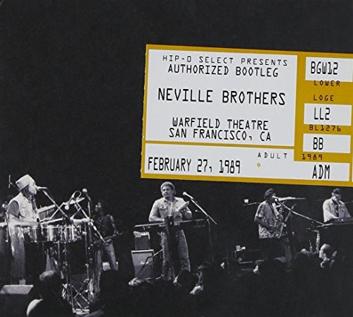NEVILLE BROTHERS - Authorized Bootleg-warfield Theatre-san Francisco, - 2 CD