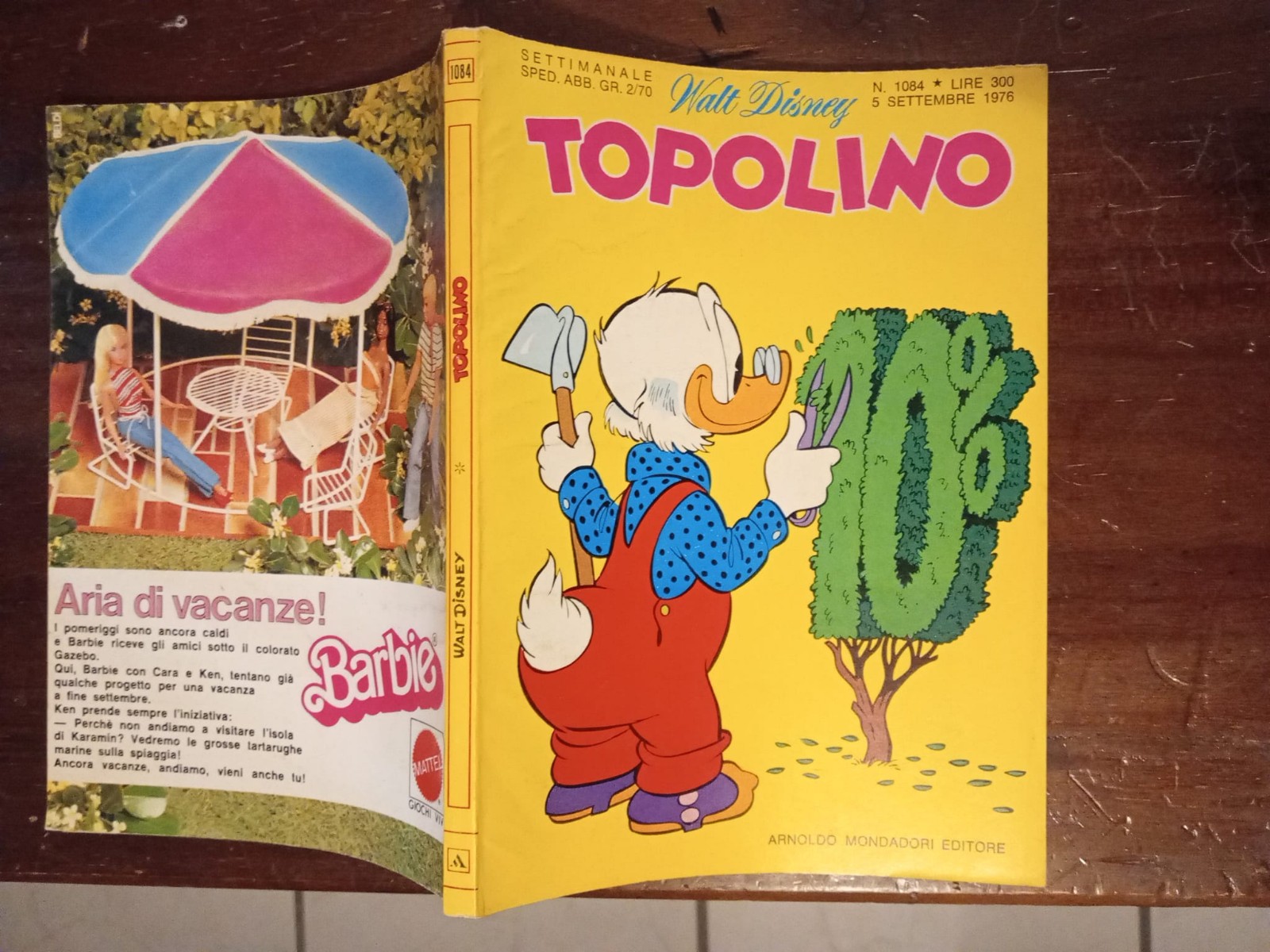 TOPOLINO LIBRETTO N 1084 1976 SENZA BOLLINO OTTIME CONDIZIONI