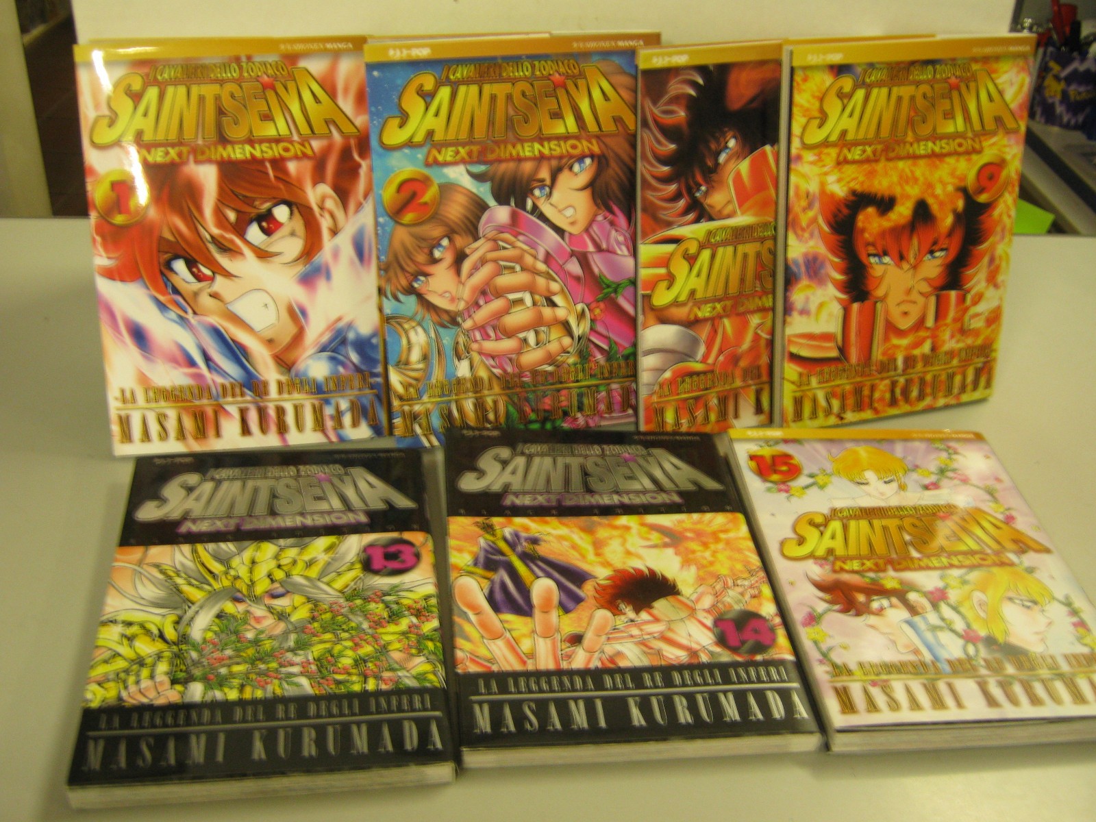 I CAVALIERI DELLO ZODIACO NEXT DIMENSION VARI NUMERI A 7 EURO L'UNO - JPOP