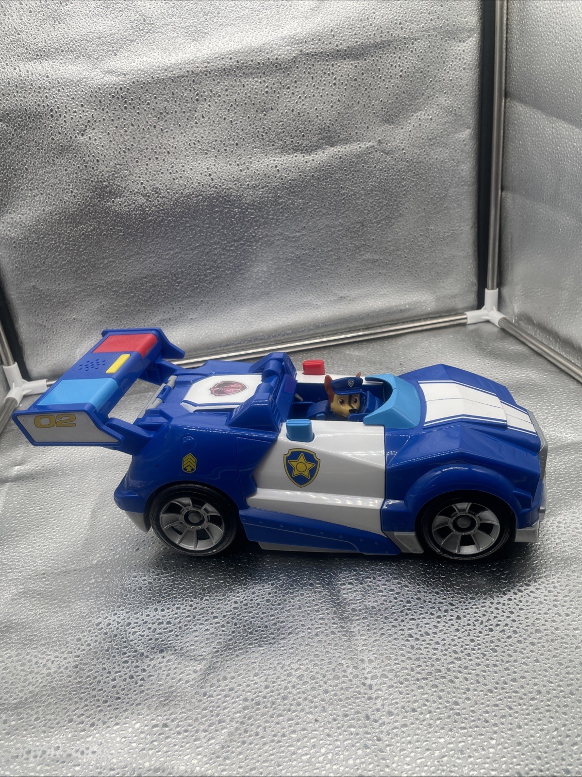 Paw Patrol Chase 2 in 1 Trasformazione Film City Cruiser FUNZIONANTE