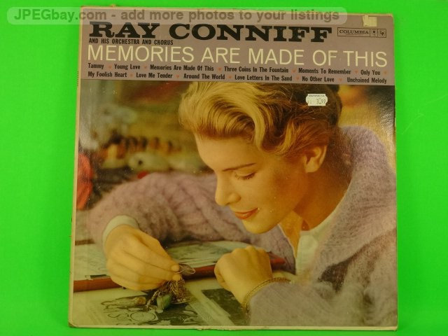 RAY CONNIFF AND HIS ORCHESTRA MEMORIES ARE MADE OF THIS (479) 12 Track LP includ