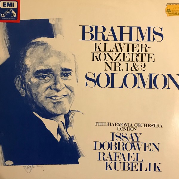 Johannes Brahms, Solomon (6), Issay Dobrowen, Rafael Kubelik, Philharmonia 0333