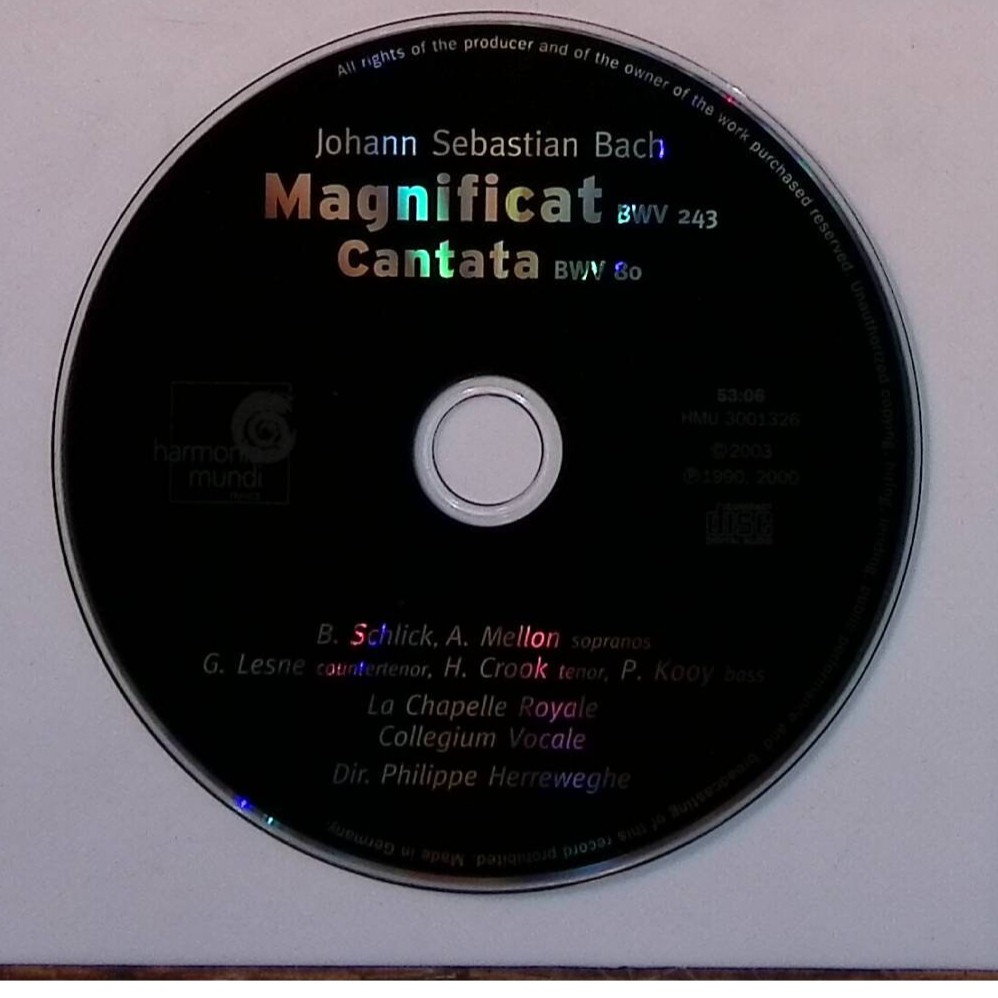 Johann Sebastian Bach Magnificat BWV 243 / Cantata BWV 80 CD Tested and Works