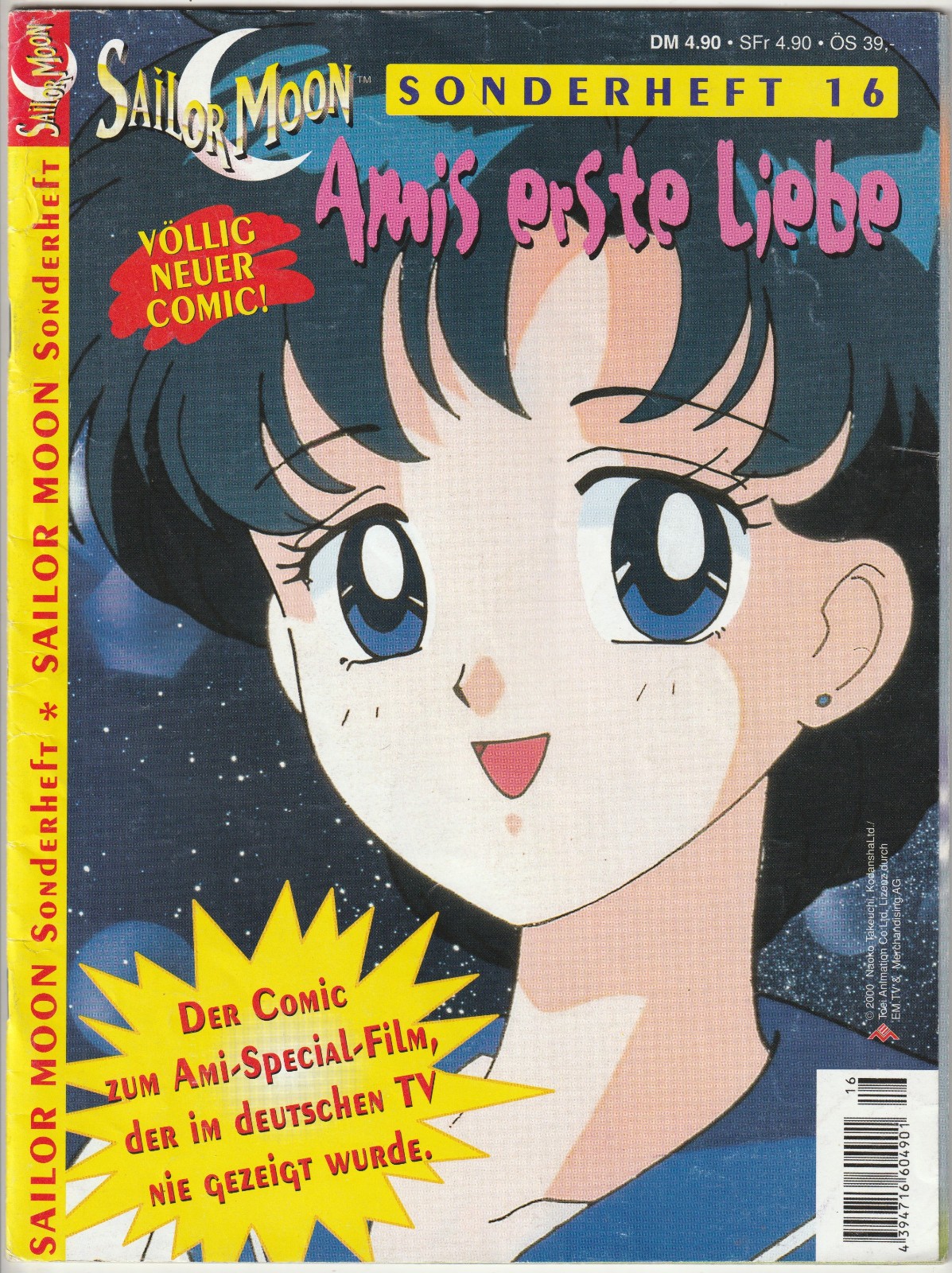 ✪ SAILOR MOON NUMERO SPECIALE #16 Amis primo amore, manga Egmont FUMETTO MANGA Z2